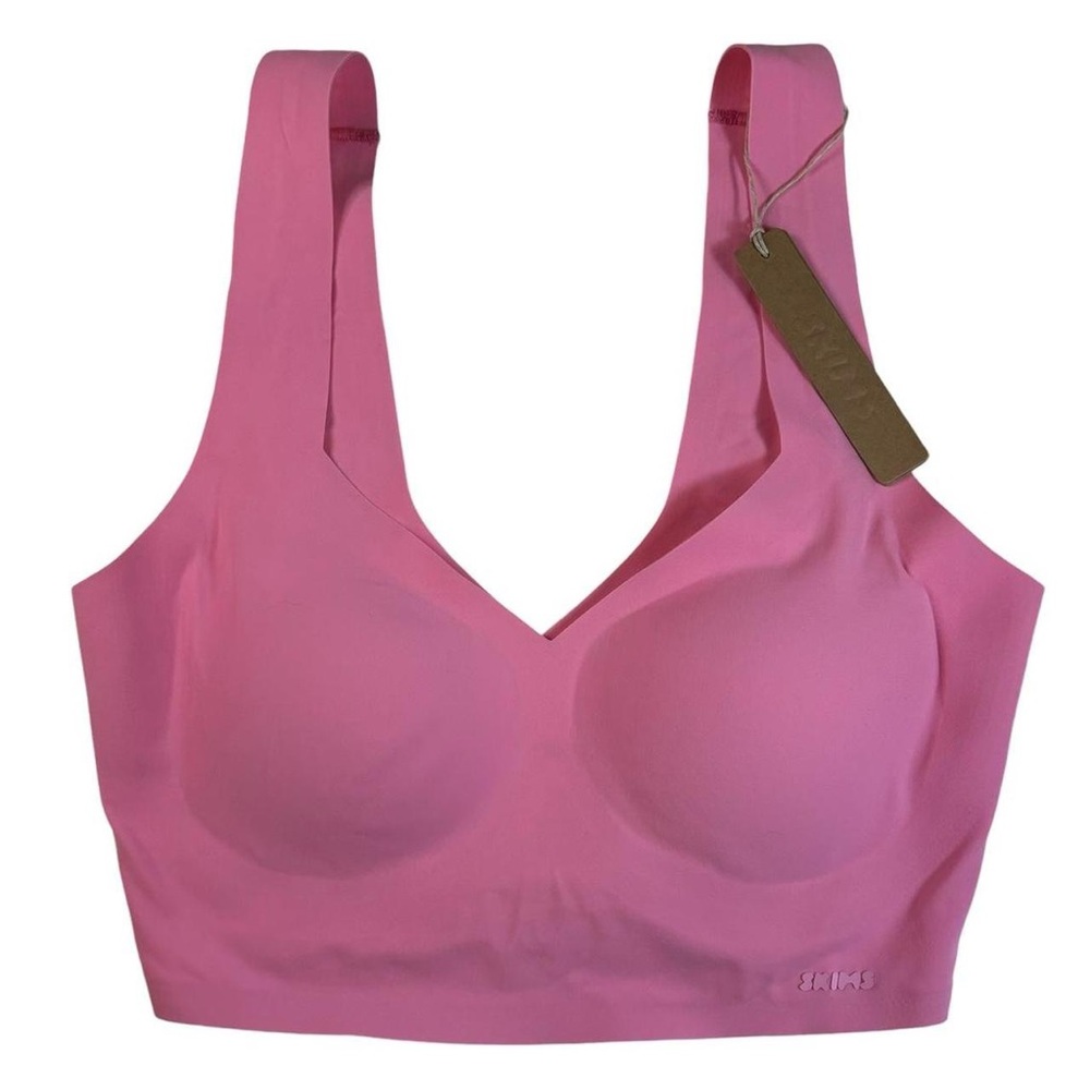 NWT with Tags Pink SKIMS Naked Plunge Tank Bra Size XXS